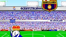 REAL SOCIEDAD vs BARCELONA 1-0 (4.1.15 Alba own goal David Moyes Football Cartoon by 442oons) (2)