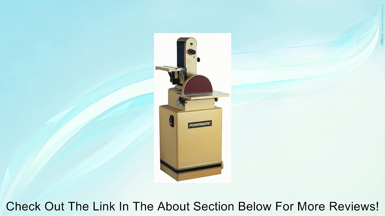 Powermatic 1791291K Model 31A 6-Inch/12-Inch 1-1/2 Horsepower Belt/Disc Sander, 115/230-Volt 1 Phase Review