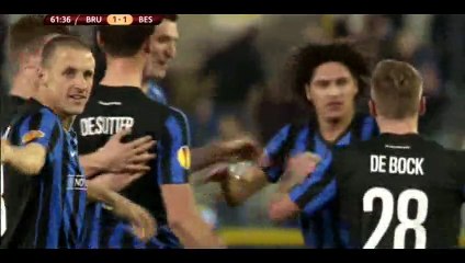 Club Brugge 1-1 Besiktas - Goal de Sutter - 12-03-2015
