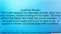 Sony TCM-400DV Pressman Standard Cassette Recorder With Cassette Tapes Review