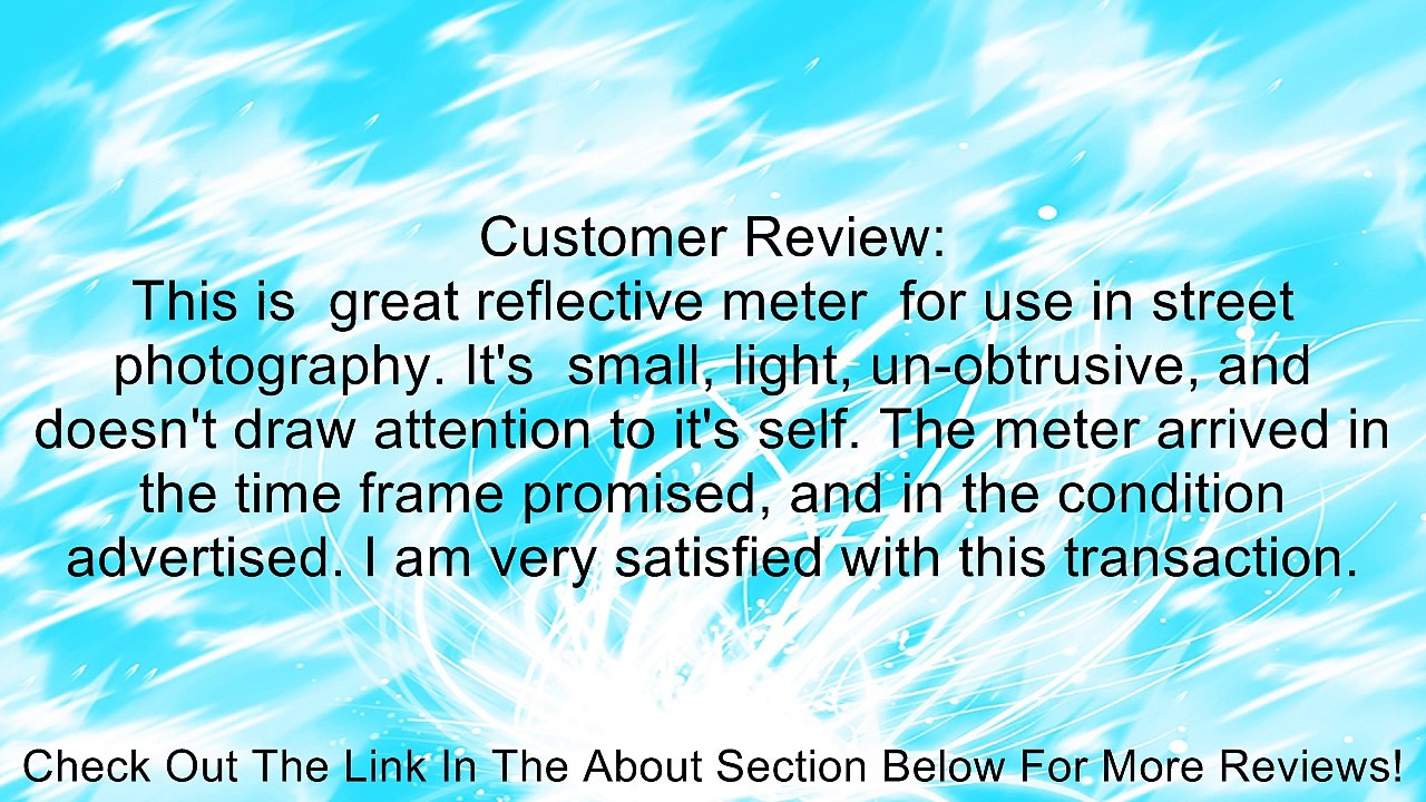 Gossen Digisix GO 4006 Digital / Analog Exposure Meter Review