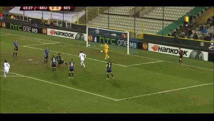 Goal Tore - Club Brugge 0-1 Besiktas - 12-03-2015