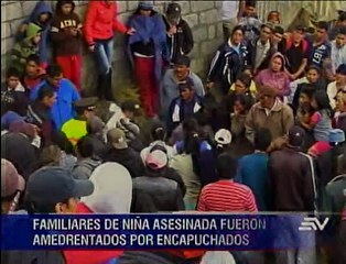 Amenazan a familia de niña de 5 años asesinada en Tungurahua