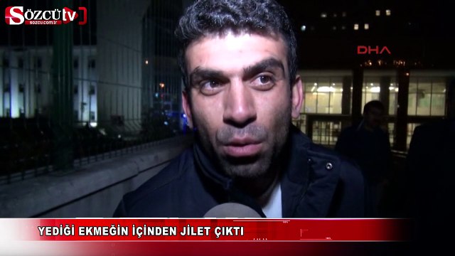 Yediği ekmeğin içinden jilet çıktı