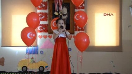 Bodrum - Anaokulu Minikleri İstiklal Marşı İçin Yarıştı