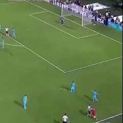 This linesman needs to chill out with the magic spray ...