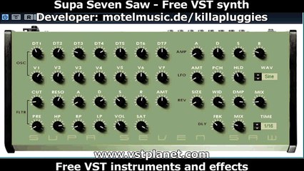 Synthesizer Software - Supa Seven Saw - vstplanet.com