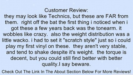 Gemini XL500II Phonograph Turntable Review