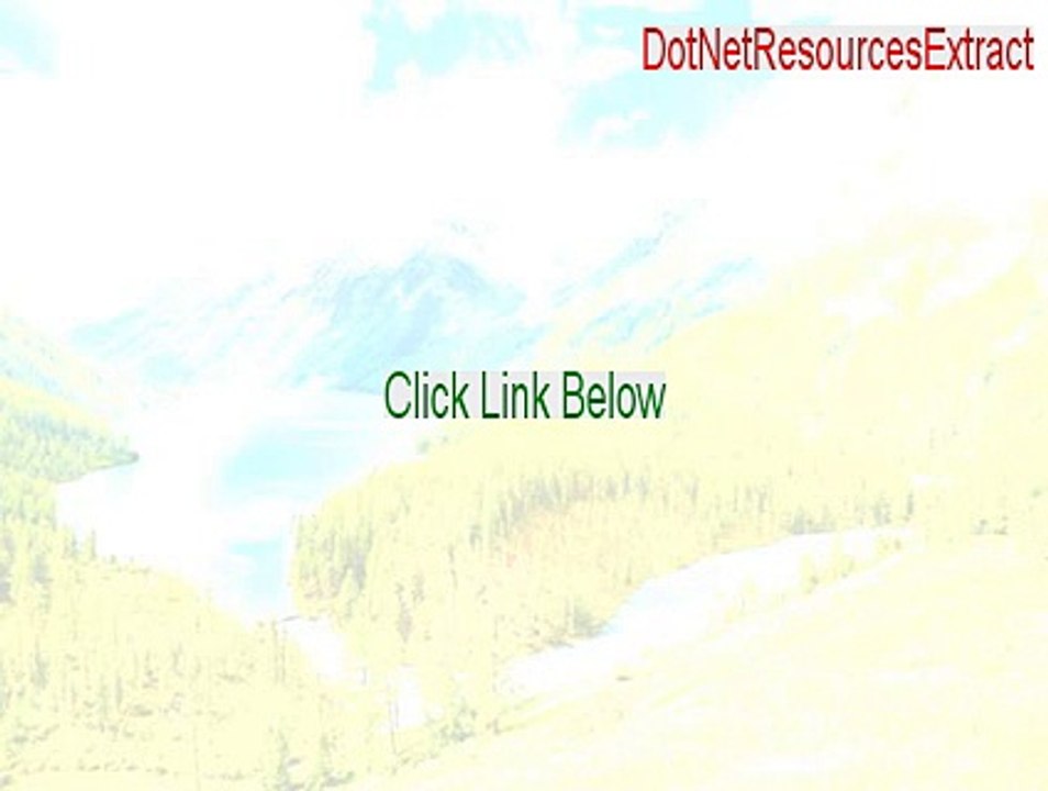 DotNetResourcesExtract Cracked [Instant Download]