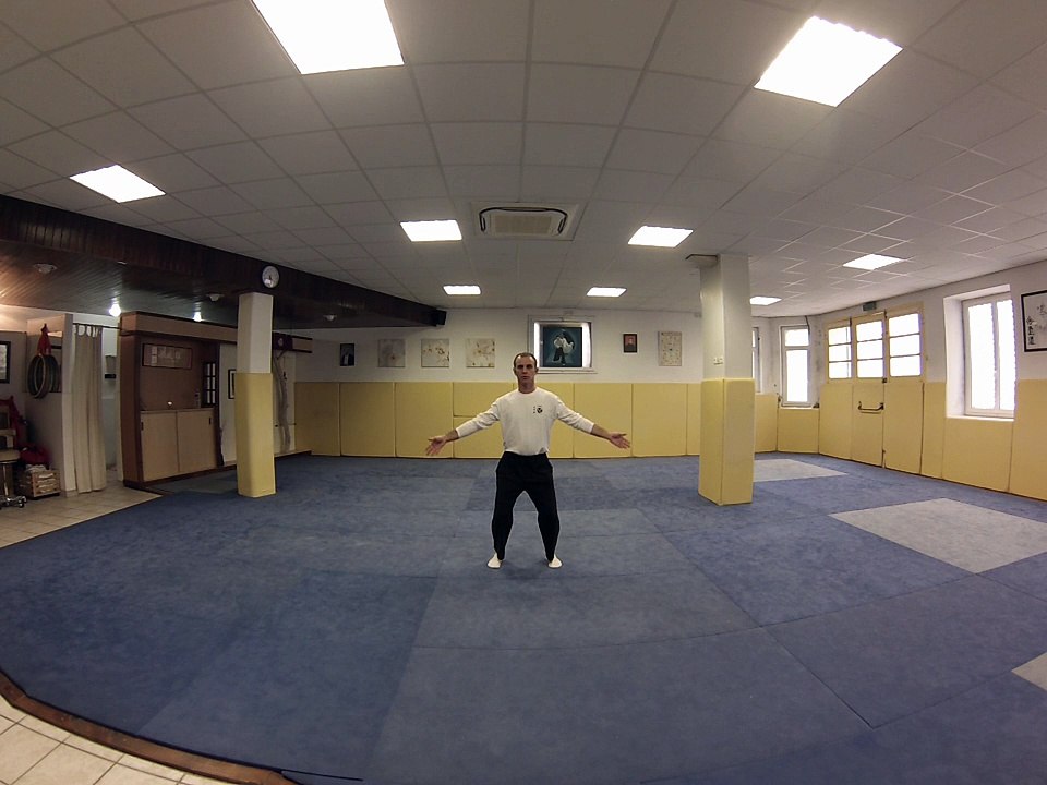 Enchainement Qi Gong Hunyuan exercice 10 ouverture/fermeture Ciel-terre