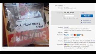 Air from a Kanye West show selling for $60,000 WTF !!!! AIR ? F*cking AIR ?