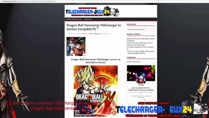 Dragon Ball Xenoverse VERSION COMPLÈTE TÉLÉCHARGER GRATUIT PC