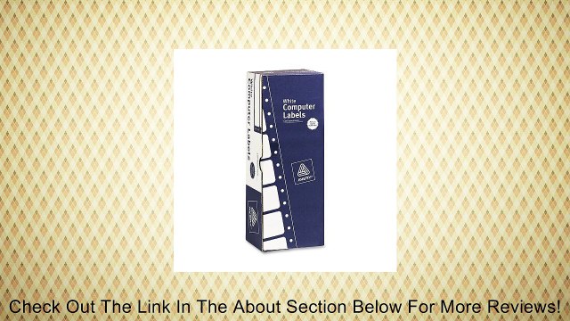 Avery 4018 Labels for matrix printers, removable, white, 3-1/2 x 15/16, 5000 labels Review