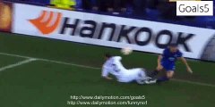 Romelu Lukaku Penalty Goal Everton 2 - 1 Dynamo Kiev Europa League 12-3-2015