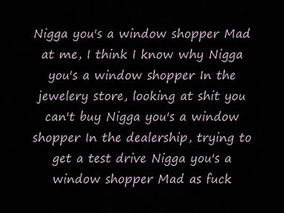 50 cent -- window shopper -- lyrics