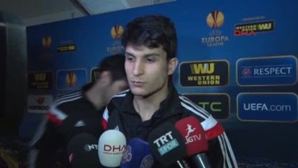 Beşiktaşlı Futbolcu Necip İstanbul'da Seyircilerimizin de Desteğini Alıp Bu Turu Geçmek İstiyoruz