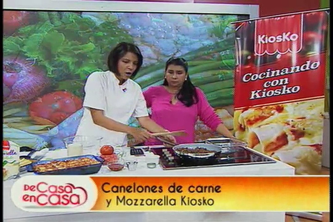 De Casa En Casa - Receta de Canelones de Carne con Mozzarella