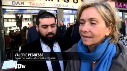 Valérie Pécresse en déplacement à Sarcelles - Départementales 2015