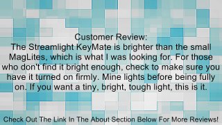 Streamlight 72001 KeyMate LED Flashlight, Black Review