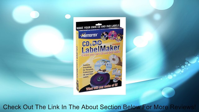 Memorex CD/DVD Compact LabelMaker System (Discontinued by Manufacturer) Review