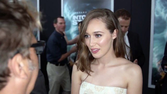 Into the Storm- Alycia Debnam Carey Exclusive Premiere Interview