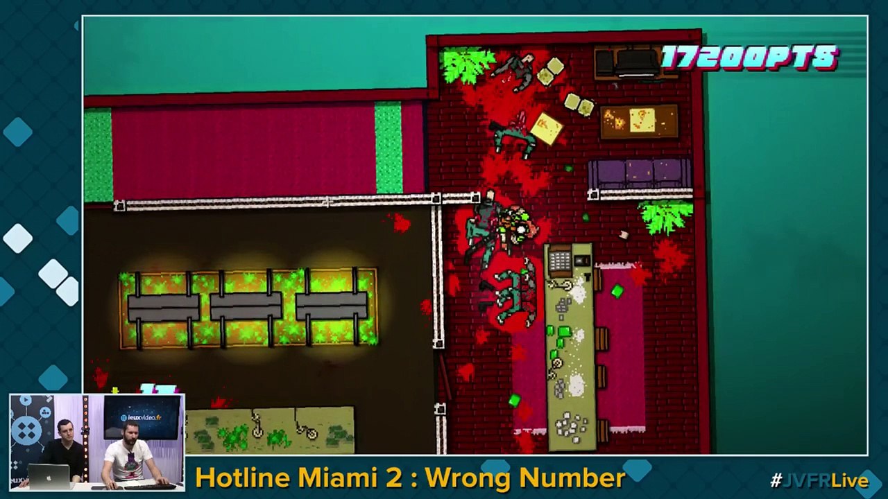 Hotline Miami 2 : Wrong Number - Replay Web TV - Die and Retry sur PC