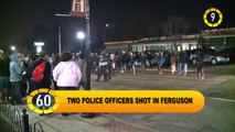 In 60 Seconds : Two police shot in U.S. during protest