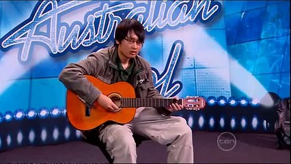 La meilleur performance d'Australian Idol 2009 par Vinh Bui (imagine all the peoples)