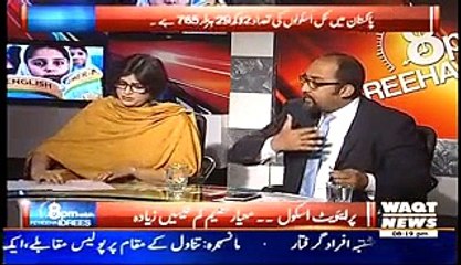8pm with Fareeha(Private School Loot Mar Ka Markaz Kyun Ban Gaye..--) – 12th March 2015