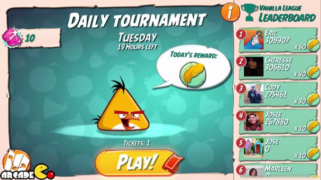 Angry Birds Under Pigstruction - Facebook Vanilla League Leaderboard Daily Tournament 3 10!