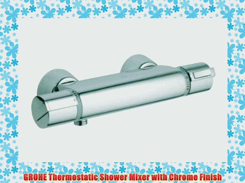 GROHE Thermostatic Shower Mixer with Chrome Finish