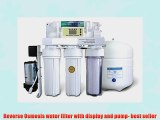 Reverse Osmosis water filter with display and pump- best seller