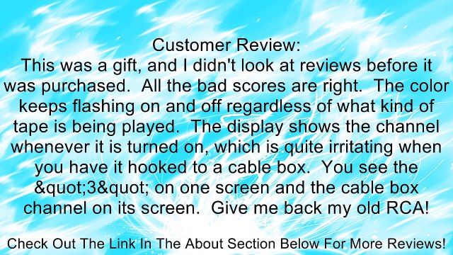 JVC HRJ692U 4-Head Hi-Fi VCR , Black Review