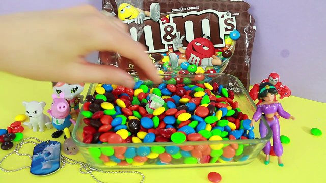 CANDY Surprise BOWL M&M Frozen Queen Elsa Princess Stickers Jasmine Iron Man Shopkins Fun Toys Video