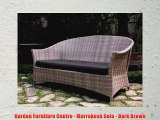 Garden Furniture Centre - Marrakesh Sofa - Dark Brown