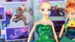 Queen Elsa & Princess Anna Frozen Surprise Stickers 2 with Frozen Fever Barbie Collector Dolls