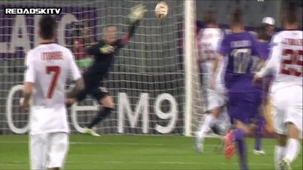 Fiorentina empató 1-1 ante la Roma por los octavos de final de la Europa League (VIDEO)
