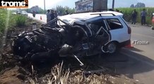 Trujillo: Dos personas murieron por choque de un auto y un camión