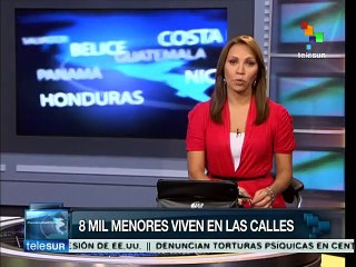 Honduras: al menos 8 mil menores viven en las calles