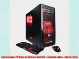 CyberpowerPC Gamer Xtreme GXi650 1-Inch Desktop (Black/Red)