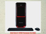 Acer Predator AG3-605-UR2F Gaming Desktop (Black)