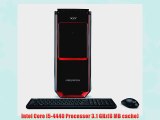 Acer Predator AG3-605-UR1C Desktop (3.1 GHz Intel Core i5-4440 Processor 8GB DDR3 1TB HDD NVIDIA