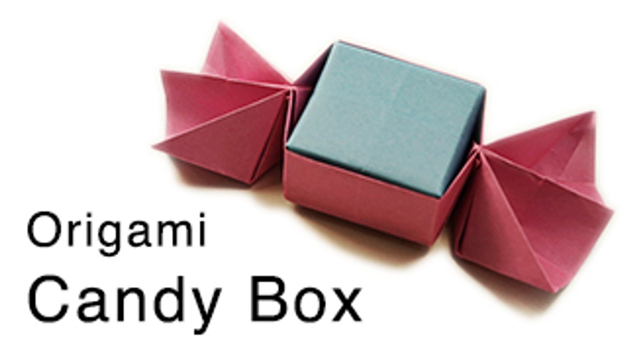 Origami Candy Shaped Box Tutorial