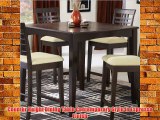 Counter Height Dining Table Contemporary Style in Espresso Finish
