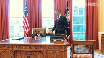 Kid President meets the President of the United States of America