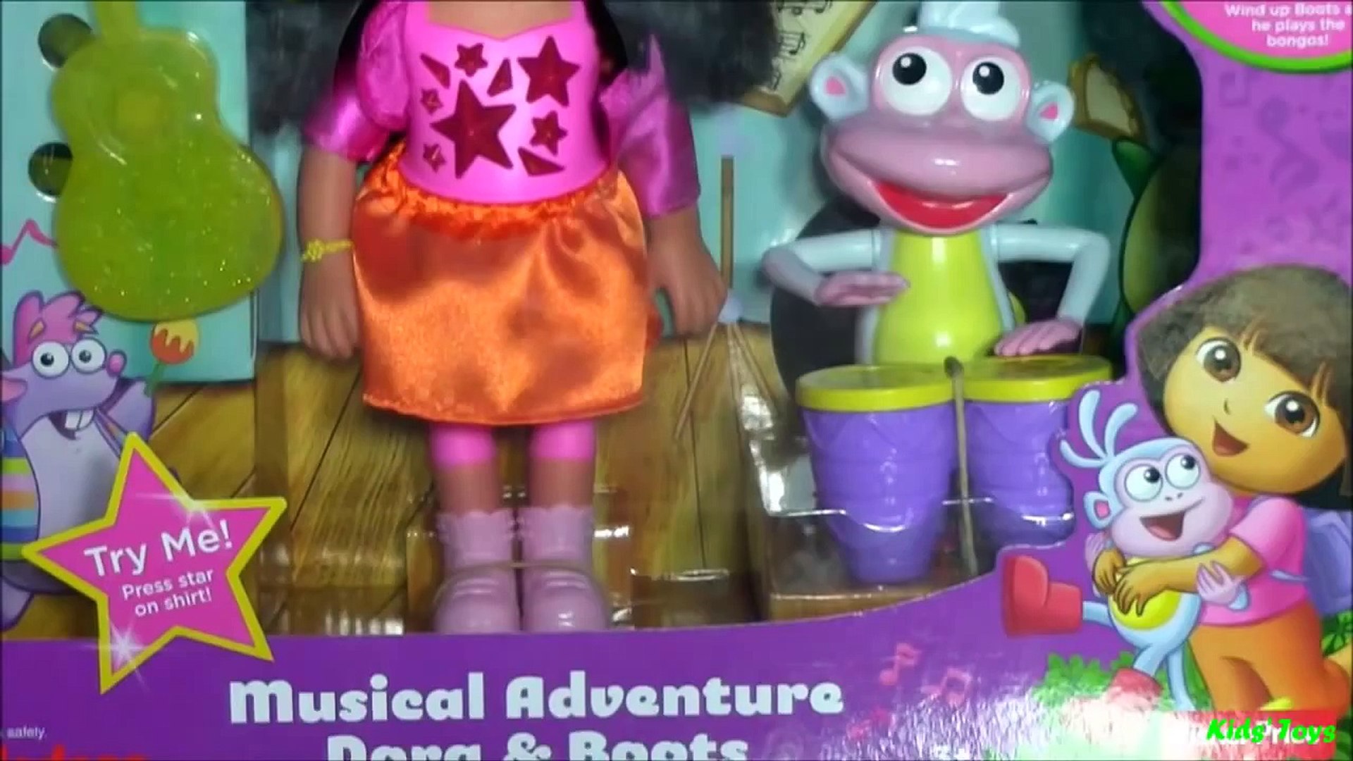 Dora the Explorer Musical Adventure Dora & Boots Dolls Playset - Kids Toys  - video Dailymotion