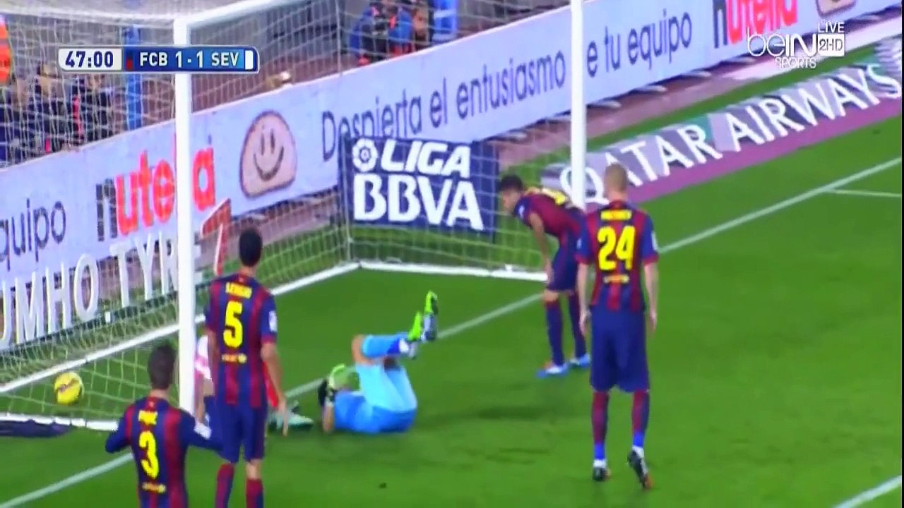 أهداف مباراة برشلونة و إشبيلية ( 5-1 )   2014 11 22   تعليق عصام الشوالي  (HD720p)