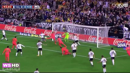 هدف بوسكيتس القاتل على فالنسيا 0-1 برشلونة [30 11 2014] حفيظ دراجي [HD]