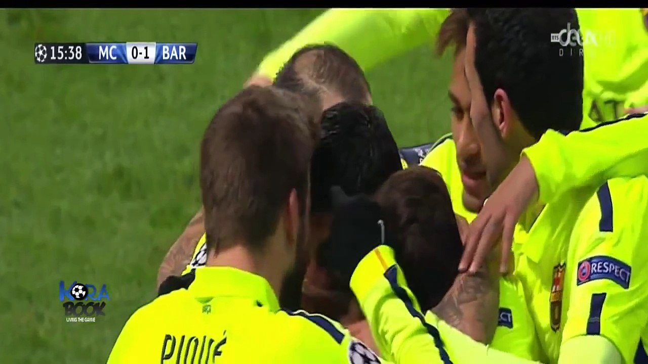 أهداف مباراة مانشستر سيتي 1-2 برشلونة [24 2 201...