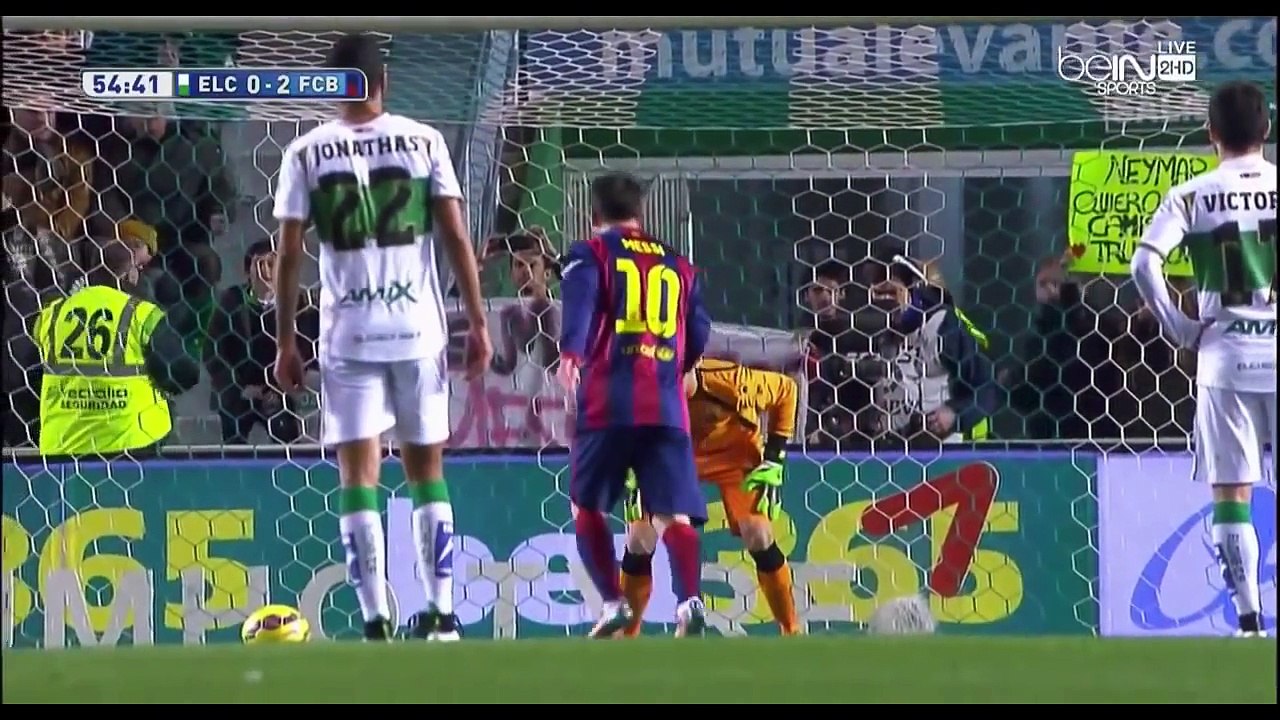 أهداف مباراة  برشلونة و إلتش 6-0 [24 1 2015] رؤوف خليف [HD720p]